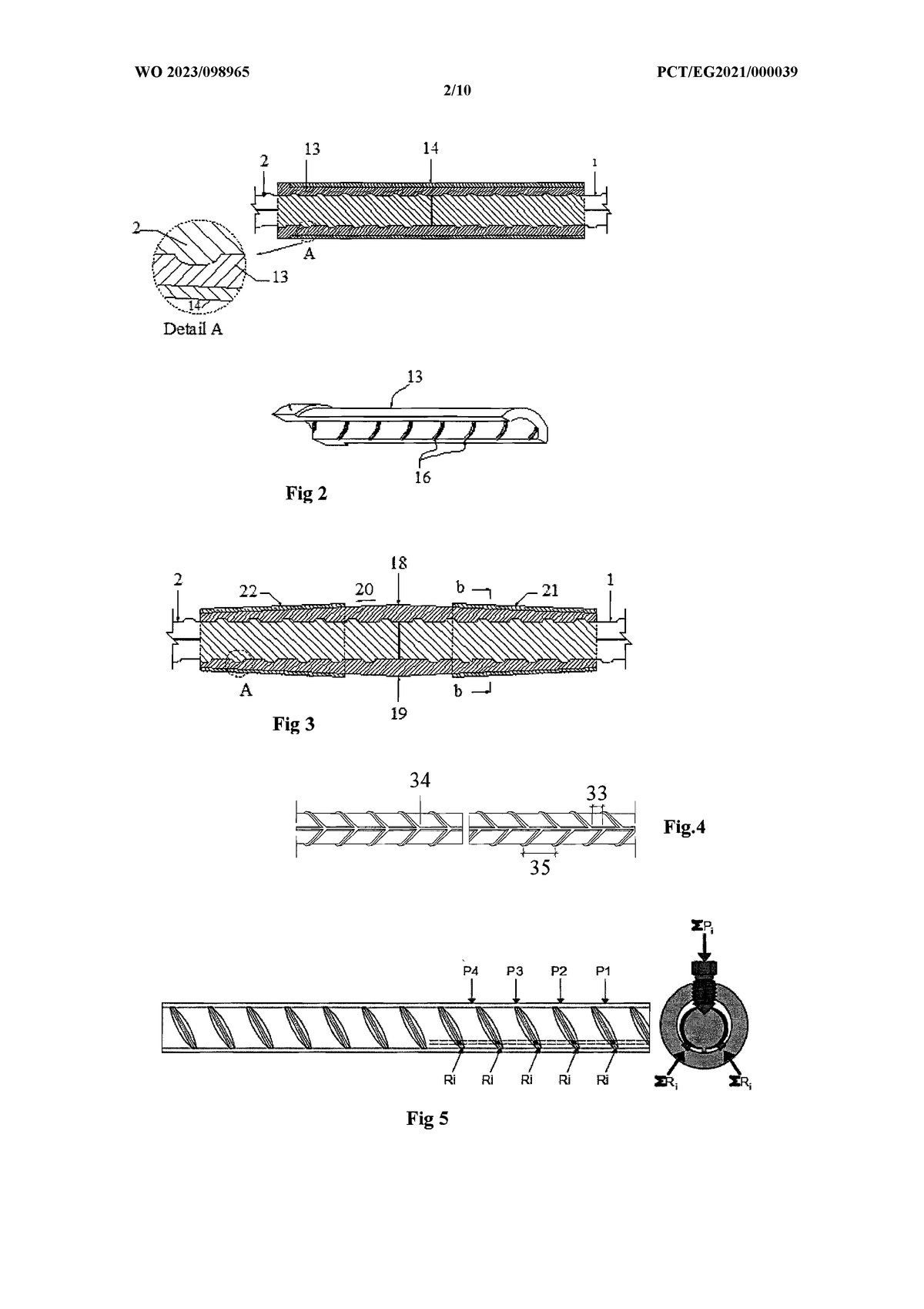 Patent drawing: sleeve halves with an outward slope, closed by two tapered pipe locks.