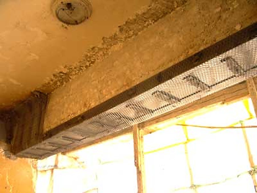 Completed retrofitted beam.